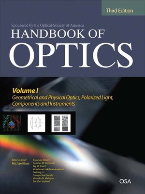 cover image of Handbook of Optics, Volume I